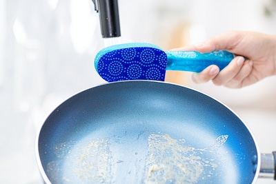 Scotch-Brite Scrub Dots Non-Scratch Dishwand, Blue/Purple (690-4)