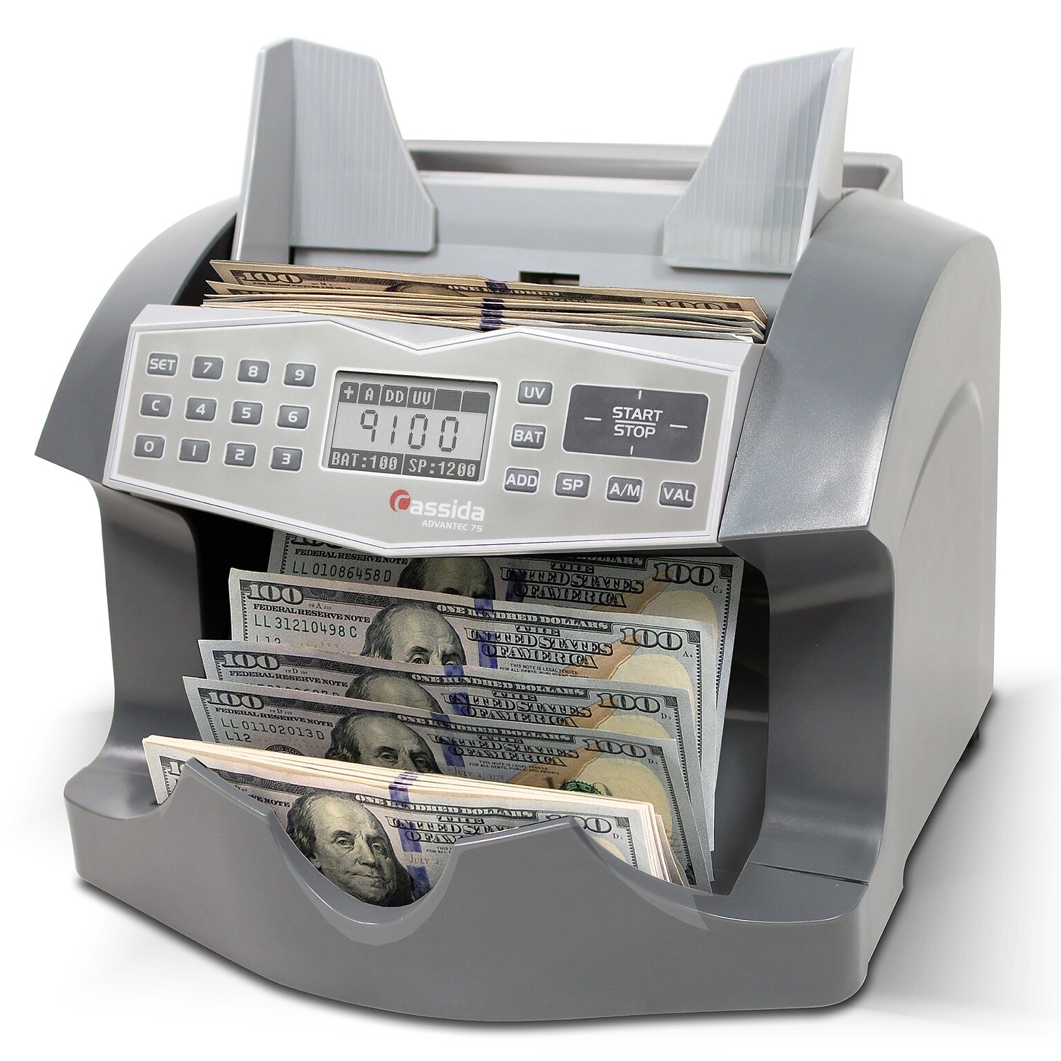 Cassida Advantec HD Bill Counters, Gray (75U)