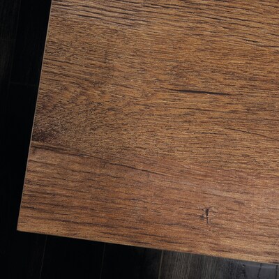 Sauder Palladia 69"W L-Shaped Desk, Vintage Oak (420606)