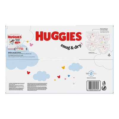 Huggies Snug & Dry Diapers, Size 4, 148 Count (51518)