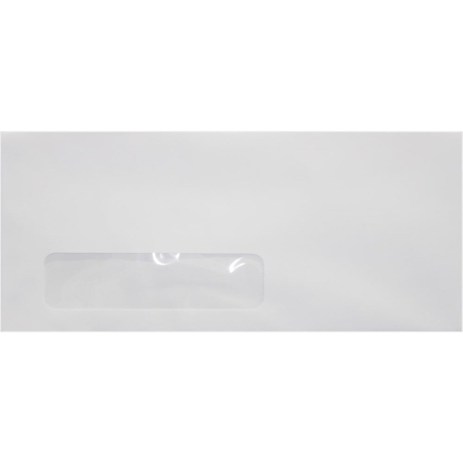 JAM Paper #10 Window Envelope, 4-1/8 x 9-1/2, Bright White, 500/Pack (92019-500)