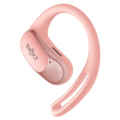 Shokz OpenFit Air True Wireless Active Noise Canceling Open-Ear Earbuds with Charging Case, Bluetooth, Pink (T511-ST-PK-US)