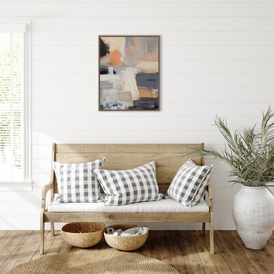 Amanti Art Beale Street Abstract I by Julia Purinton Framed Canvas Wall Art Print, 23" x 28" (A42678299749)