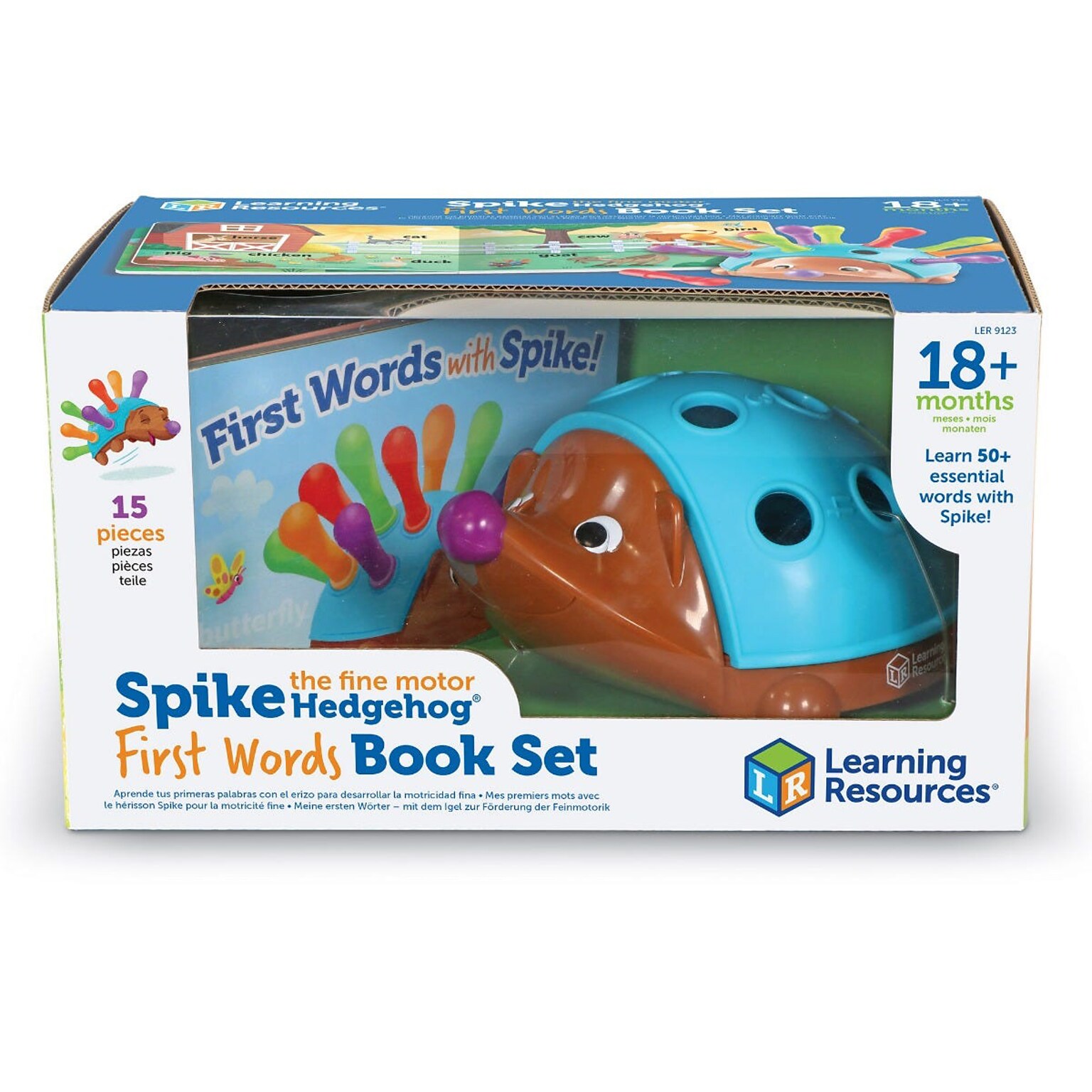 Learning Resources Spike the Fine Motor Hedgehog First Words Set (LER9123)
