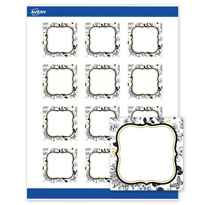 Avery Square Laser/Inkjet Multipurpose Labels, 2 x 2, White, 120/Pack (19479371033)