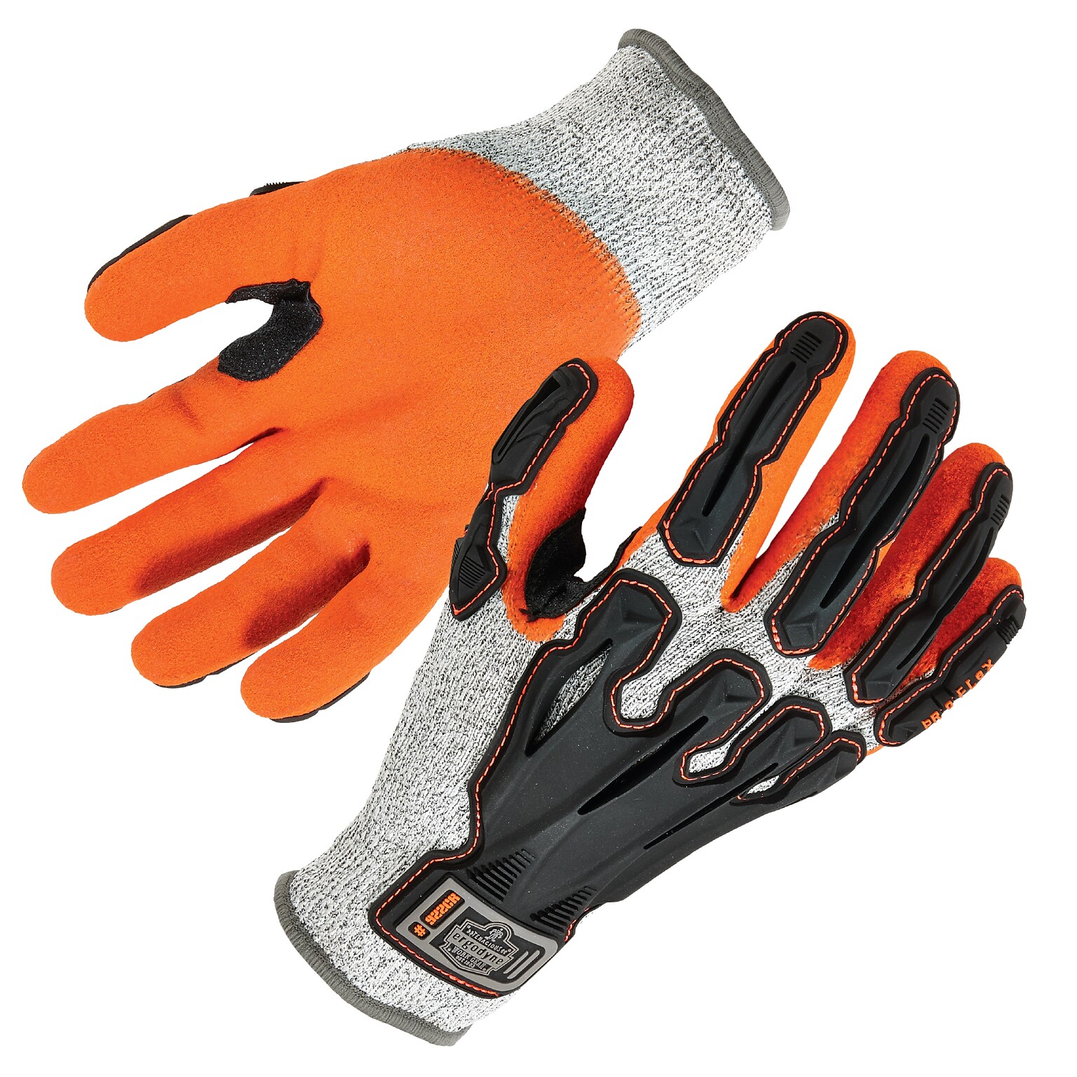 Ergodyne ProFlex 922CR Nitrile Cut-Resistant Gloves, XL, A3 Cut Level, Gray (17093)