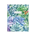 2024-2025 Willow Creek Succulents 7.5 x 9.5 Academic Monthly Planner, Paper Cover, Multicolor (476