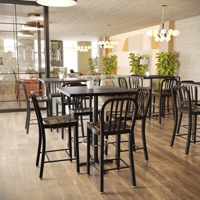 Flash Furniture Bennett 36"W x 36"D 1.5" Thickness Table Top, Wooden, Dark Brown (GSF0033636DKBRN)