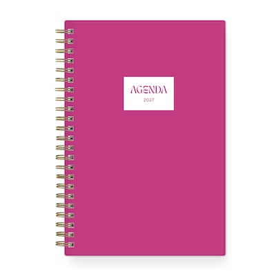 2027 Blue Sky 5 x 8 Weekly & Monthly Planner, Fuchsia (164285)