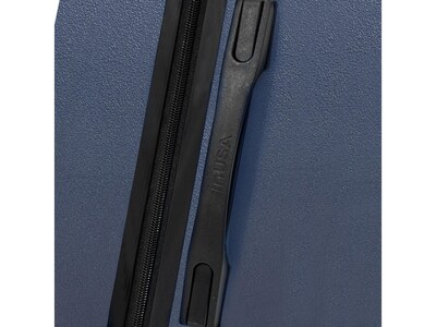 InUSA Drip 24" Hardside Suitcase, 4-Wheeled Spinner, TSA Checkpoint Friendly, Blue (IUDRI00M-BLU)