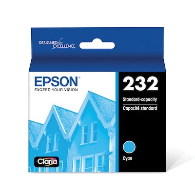 Epson 232 Cyan Standard Yield Ink Cartridge (T232220-S)