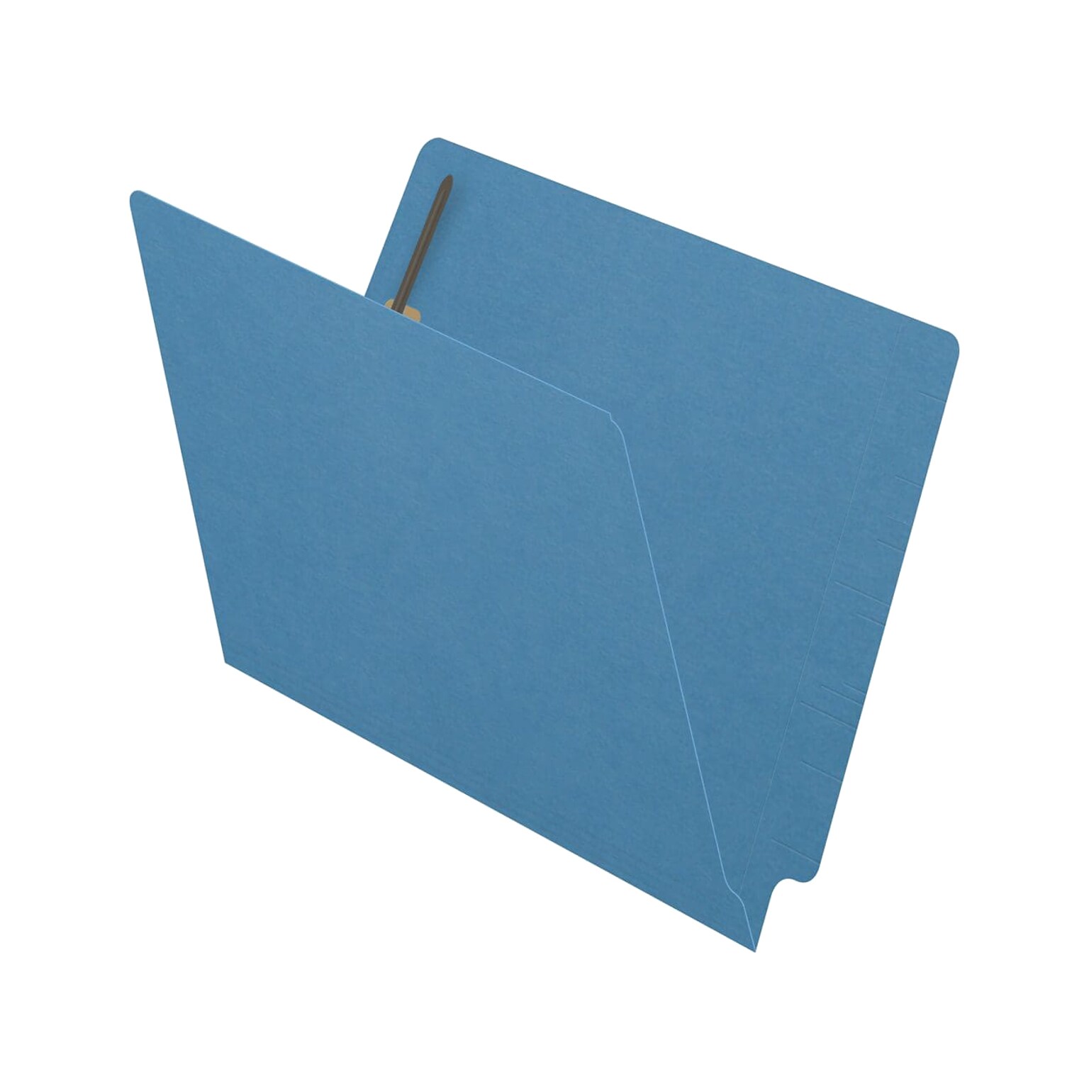Medical Arts Press Reinforced End Tab File Folder, Straight Cut, Letter-Size, Blue, 50/Box (S-01601-BLU)