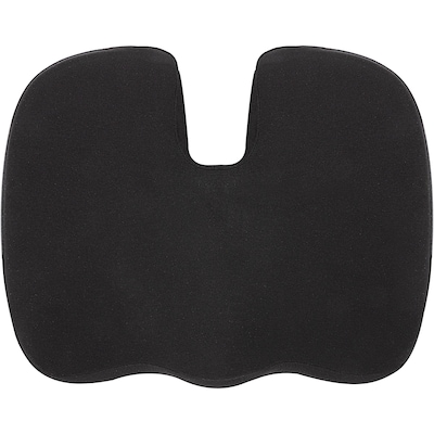 Lorell Foam Butterfly-Shaped Seat Cushion, Black (LLR18307)