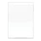 Deflecto Anti-Glare Wall Mount Sign Holder, 8.5"W x 11"H, Clear Acrylic (878201)