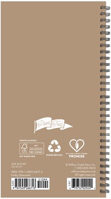 2027 Willow Creek Earthy Diamonds 3.5 x 6.5 Calendar Year Weekly & Monthly Standard Planner, Assorted Colors (66713)