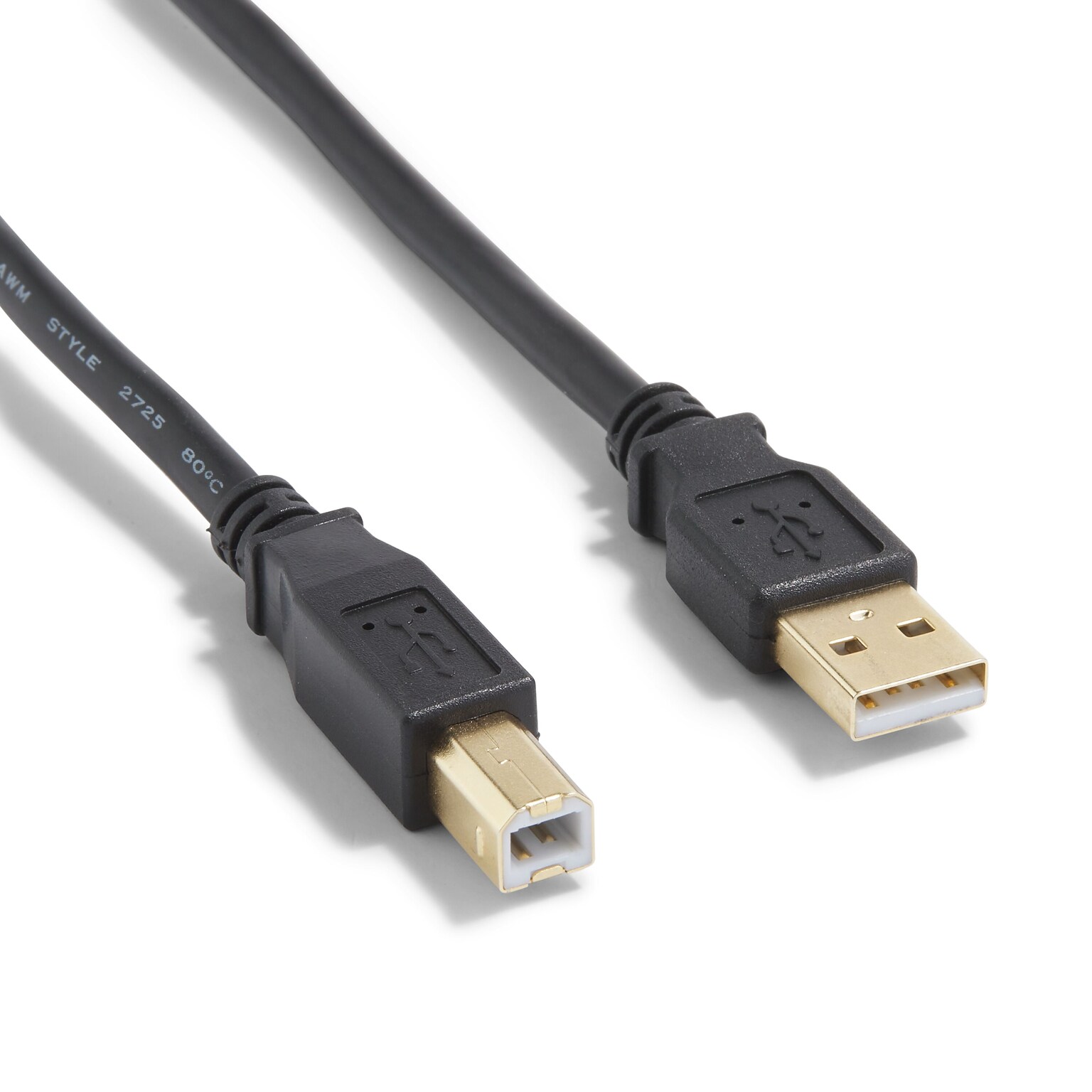 NXT Technologies™ 16 USB B to USB A Cable, Male to Male, Black (NX29931)