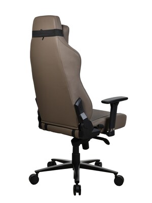 Arozzi Vernazza SoftPU Faux Leather Ergonomic Racing Gaming Chair, Brown (VERNAZZA-SPU-BWN)