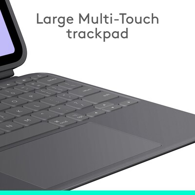 Logitech Combo Touch iPad Pro 11-inch (M4 & M5) (2024 & 2025) Keyboard Case, Graphite (920-012659)