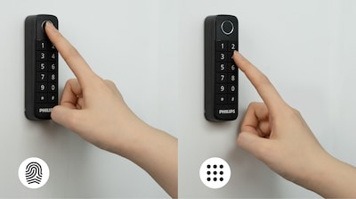 Philips Home Access Wi-Fi Retrofit Door Lock with Touch Screen Keypad and Fingerprint Scanner