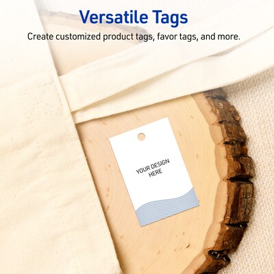 Avery  3" Blank Price & Merchandise Tags, White, 80/Carton (S00-EV4-PRMWT10)