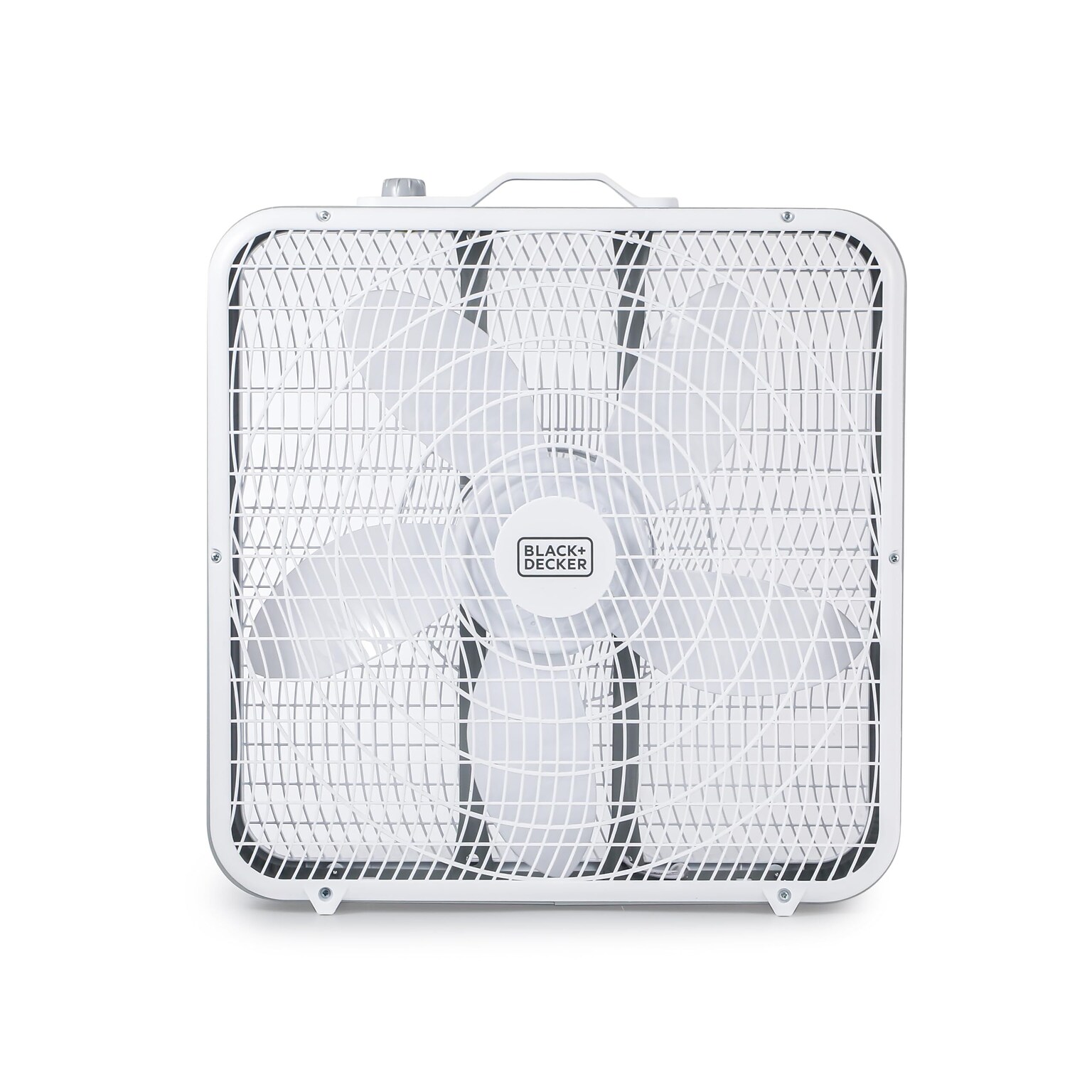 Black & Decker 20 Box Fan, 3-Speed, White (BFB20SW)