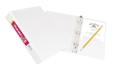 Avery Mini 1 3-Ring View Binders, White (17116)