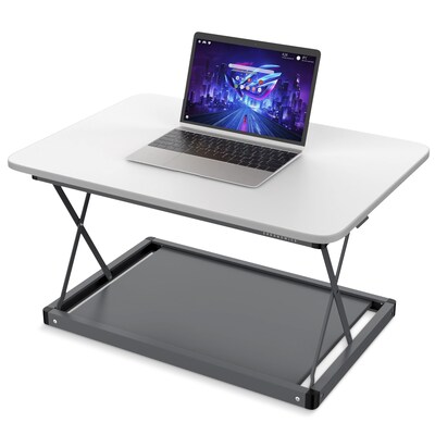 Uncaged Ergonomics CHANGEdesk Mini Adjustable Riser, Laminate Wood (CDMM-W)