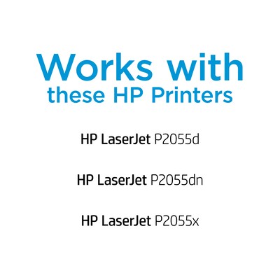 HP 05X Black High Yield Toner Cartridge, Print Up to 6500 Pages (CE505X)