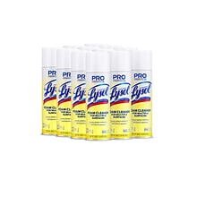 Lysol Professional Foam Cleaner for Multiple Surfaces, Fresh Clean, 24 Oz., 12/Carton (3624102775CT)