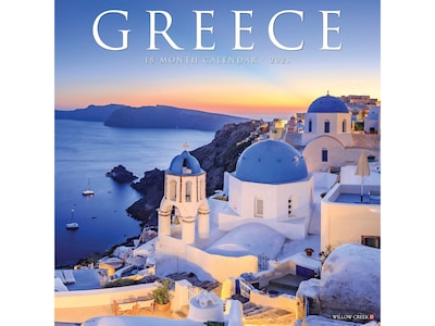 2025 Willow Creek Greece 12 x 12 Monthly Wall Calendar (43226)