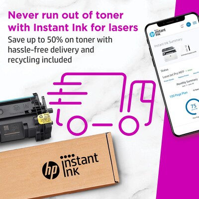 HP LaserJet Pro MFP 3101fdwe Wireless Black & White Printer with HP+ Smart Office Features, Fax, Bonus 3 Months Instant Ink