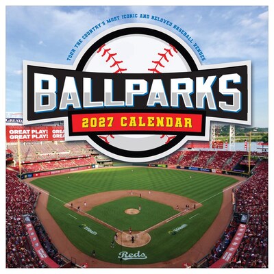2027 TF Publishing Ballparks 11 x 12 Monthly Wall Calendar, Multicolored (27-1051)