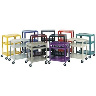 H. Wilson® 42H Audio/Visual Carts; Tan