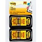 Post-it Sign Here Message Flags, 1 Wide, Yellow, 100 Flags/Pack (680-SH2)