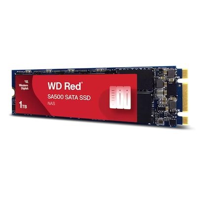 Western Digital Red SA500 1TB M.2 2280 SATA III Solid State Drive, 3D NAND (WDS100T1R0B-68A4Z0)