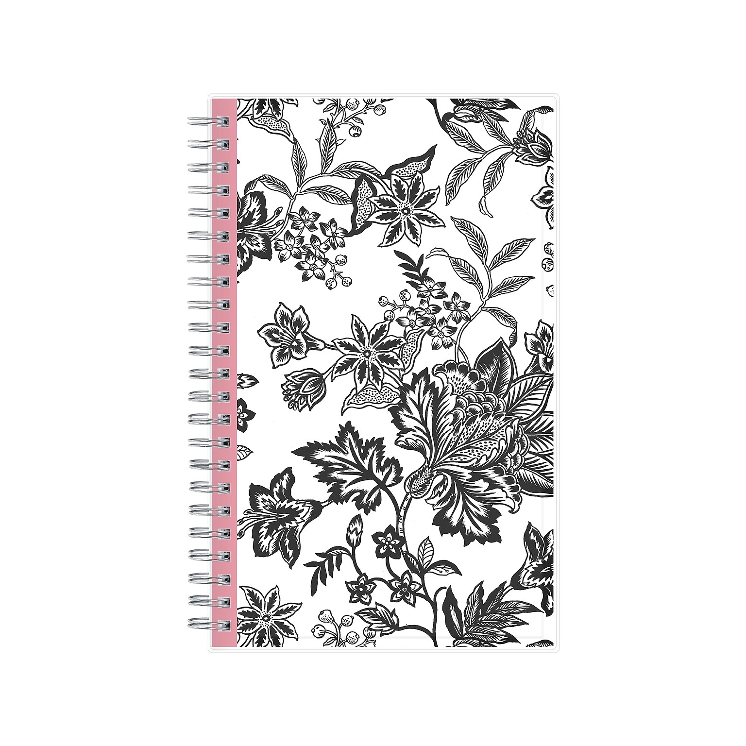 2025 Blue Sky Analeis 5 x 8 Weekly & Monthly Planner, Plastic Cover, White/Black (100003-25)