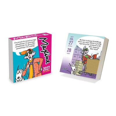 2027 TF Publishing Maxine Daily 5.25 x 5.25 Daily Day-to-Day Calendar, Multicolored (27-3014)