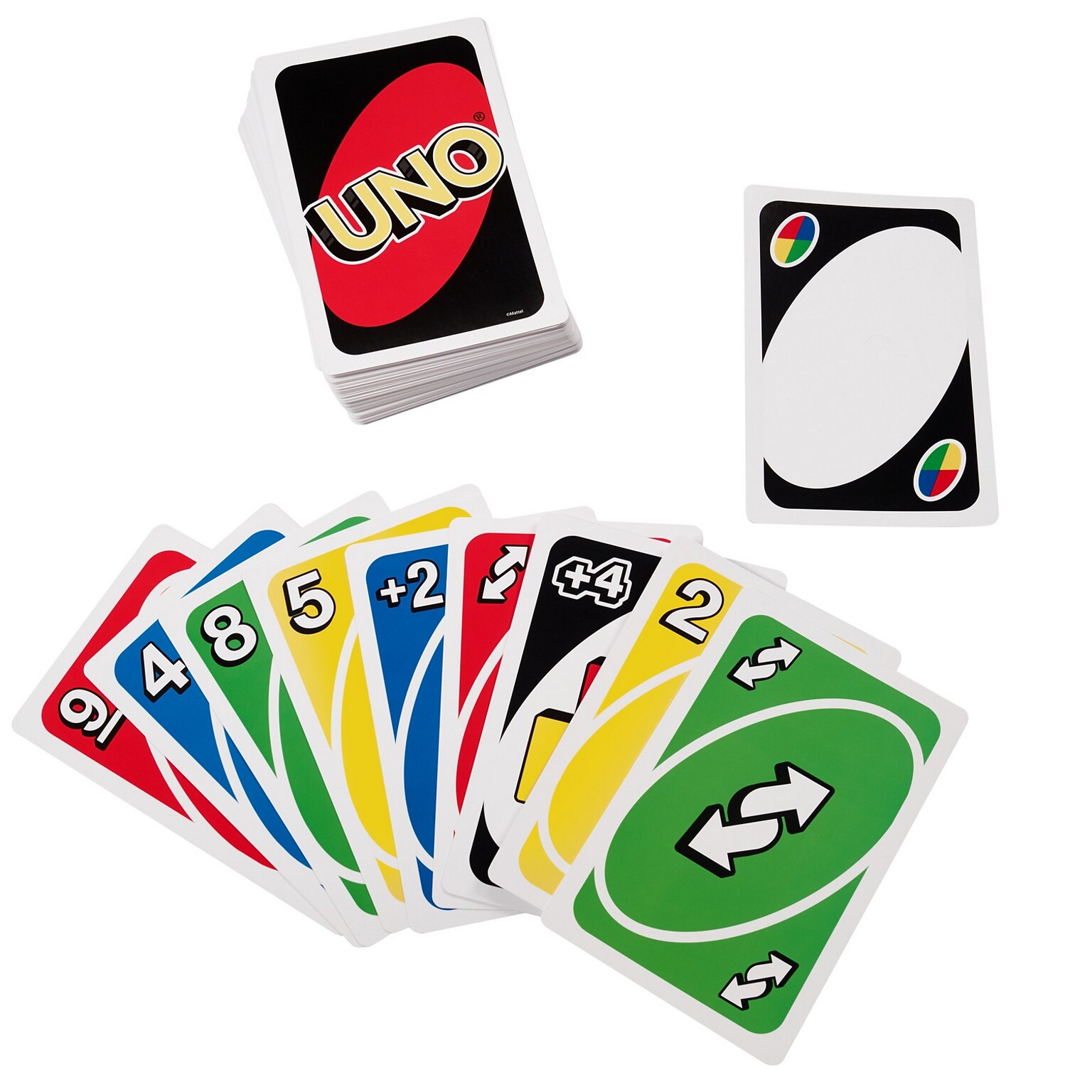 Mattel Giant UNO Family Card Game , 2/Pack (GPJ46)