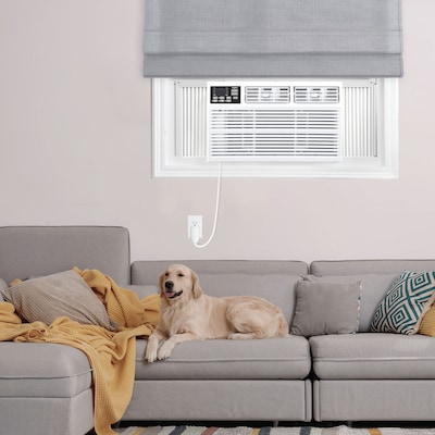 Whirlpool 230-Volt 18,000 BTU Window Air Conditioner with Remote, White (WHHW182BW)