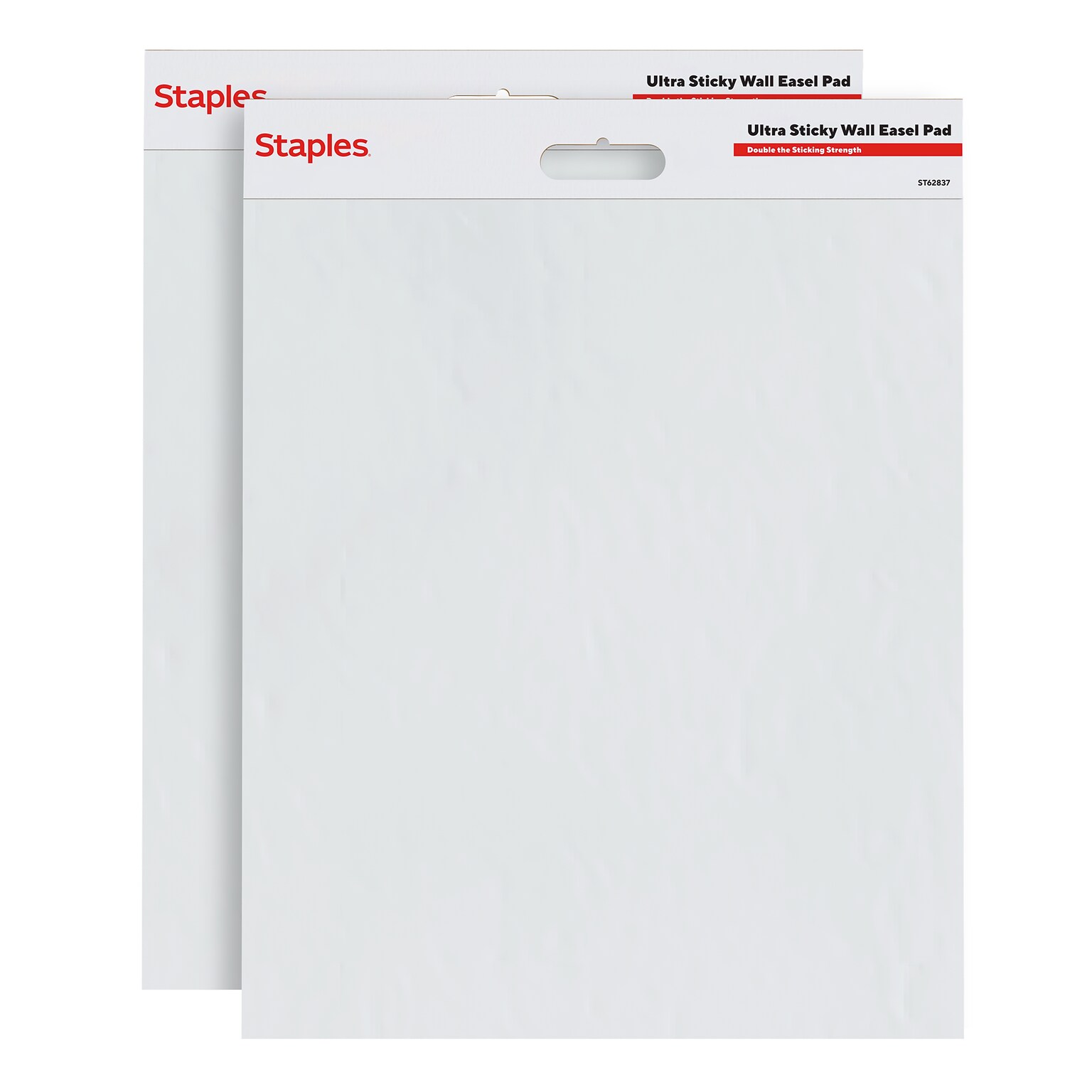 Staples Ultra Sticky Wall Easel Pad, 20 x 23, 20 Sheets/Pad, 2 Pads/Pack (ST62837)