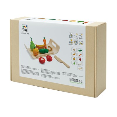 PlanToys Fruit and Vegetable Food Set (PTS3416)