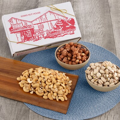Nut Assortment - Cashews, Pistachios & Butter Toffee Peanuts