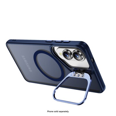 SaharaCase Venture Series Kickstand MagSafe Phone Case for Samsung Galaxy S25 Edge, Shock Absorbing, Midnight Blue (CP00828)