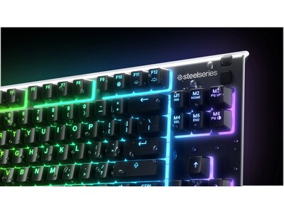 SteelSeries Apex 3 TKL Gaming Keyboard with RGB Lighting, Black (64831)