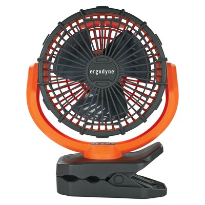 Ergodyne Chill-Its 6090 9.5" Clip Fan, 2-Speed, Orange (12800)