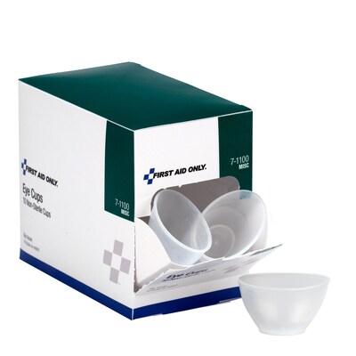 First Aid Only Non-Sterile Eye Cups, 10/Box (7-1100)