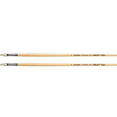 da Vinci TOP-ACRYL Oil and Acrylic Synthetic Bristle, Flat Brush, 2/Bundle (DVXVA71824-2)