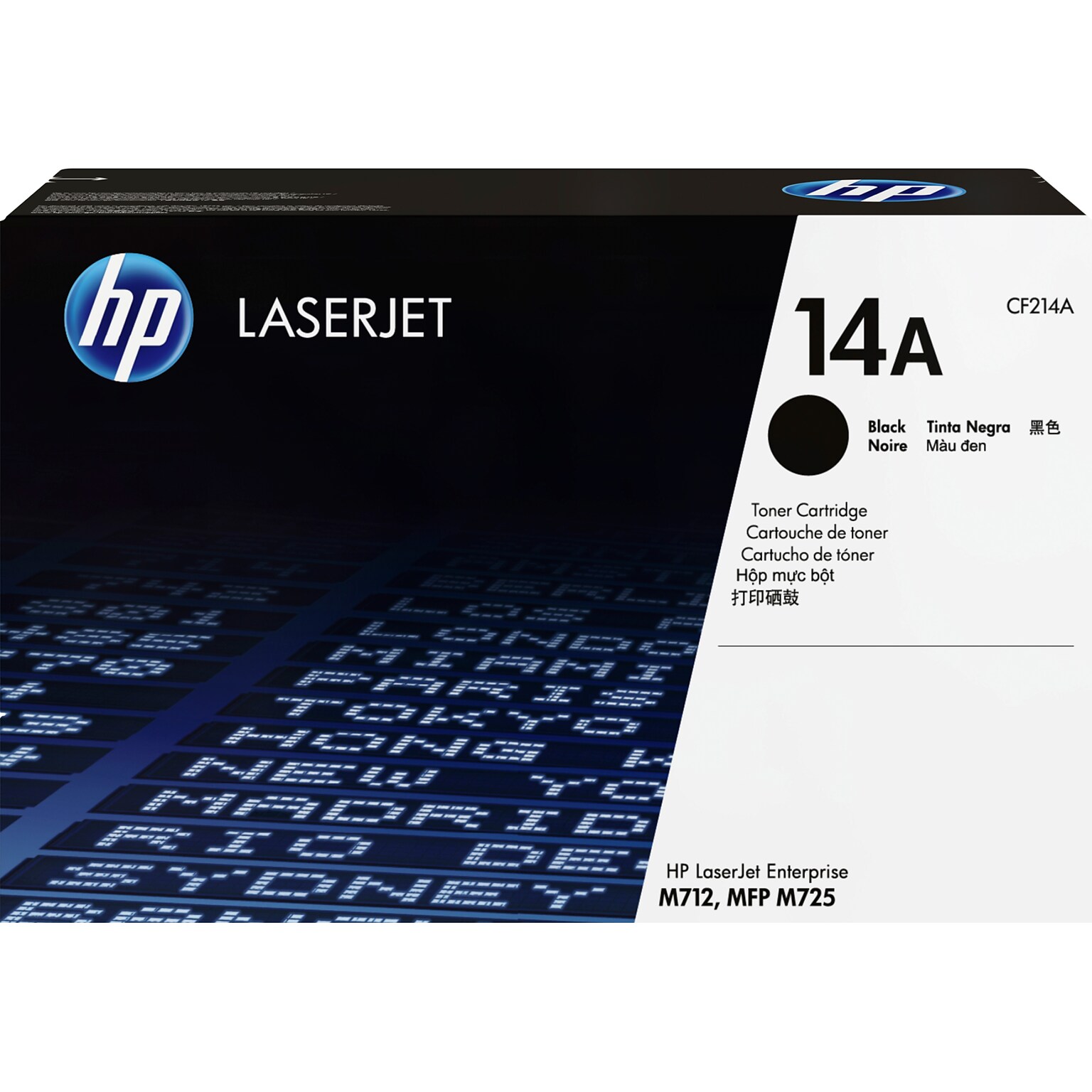 HP 14A Black Standard Yield Toner Cartridge, Prints Up to 10,000 pages (CF214A)