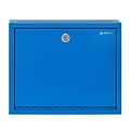 AdirOffice Multipurpose Drop Box with Suggestion Cards, Large, Blue (631-03-BLU-PKG)