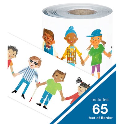 Carson Dellosa Education All Are Neighbors Rolled, 3" x 65', 3/Bundle (CD-108516-3)